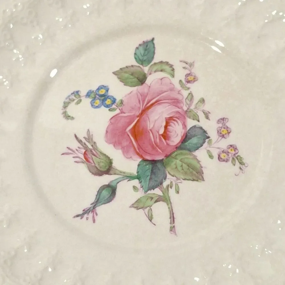 2 VTG Spode's Jewel Copeland Billingsley Rose 7 1/8 